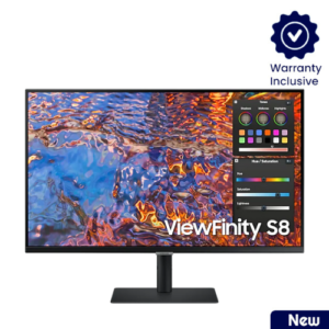 Samsung ViewFinity S8 UHD HDR USB-C Monitor (LS32B800PXMXUE) - front view