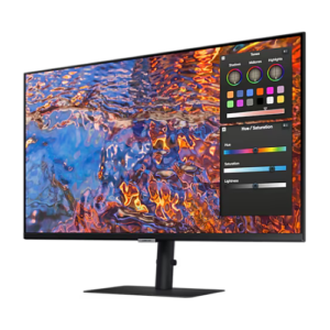 Samsung ViewFinity S8 UHD HDR USB-C Monitor (LS32B800PXMXUE) - side view