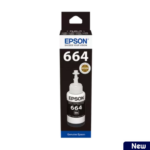 Epson T6641 Black Ink Cartridge (C13T66414A)