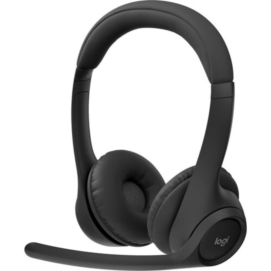 Logitech Zone 300 Wireless Bluetooth Headset, Midnight Black [981-001407]