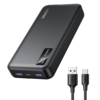 UGREEN 10000mAh 20W Two-way Fast Charging Power Bank, Black (PB311)