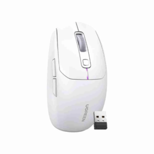 UGREEN-Lightweight-Wireless-Bluetooth-Gaming-Rechargeable-Mouse-White-MU103