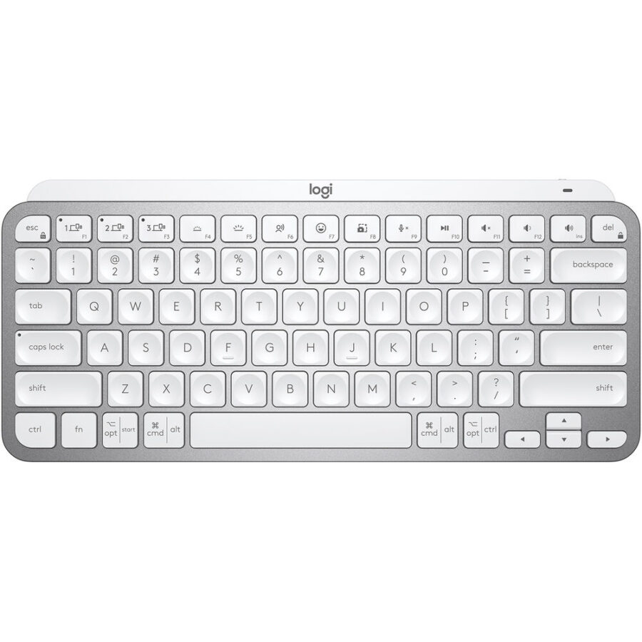 Logitech MX Keys Mini Pale Gray Bluetooth Illuminated Keyboard